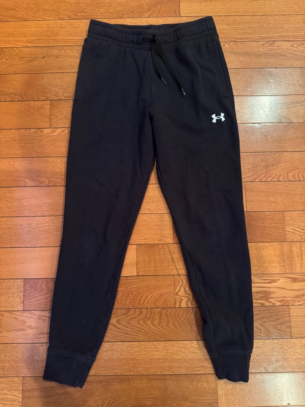 Under Armour Men’s Medium Black Jogger Sweatpants | Logo | Athletic Fit